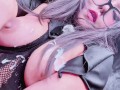 Nutaku aeons echo Mamsa/ ginnix cosplay Hentai Squirt waifu juega con su coño