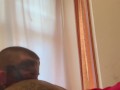 Ebony step mom getting her ass ATE by White Step Son While his dad is in the next room