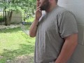 POV Smoking Hot Neighbor Starts Masturbating in Front of Me