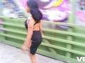 BIKER FEMALE BLOWJOB PUBLIC COSPLAY DRESS NIPPLES OUT