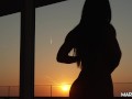 MARISKAX Mia Nins fucks her pussy at sunset