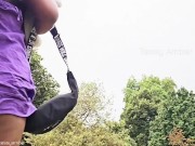 TEASING a Guy in the PARK and getting FUCKED at Home