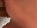 Dildo clit rubbing makes me drip my juices