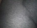 Cumming in Grey yoga pants