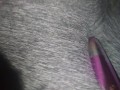 Cumming in Grey yoga pants