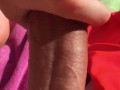 Huge Cumshot in the Sun 