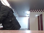 Fingering My Asshole While I Piss In The Movie Theatre Restroom