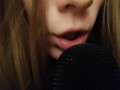 Long tongue mic licking ASMR Brain orgasm
