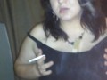 Smoking big titts slut smoking and sucking on skyprivate