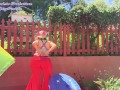 April Flowers and Red Spandex - PREVIEW