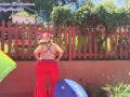 April Flowers and Red Spandex - PREVIEW