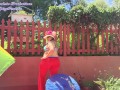 April Flowers and Red Spandex - PREVIEW