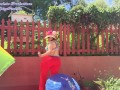 April Flowers and Red Spandex - PREVIEW