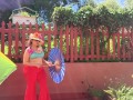 April Flowers and Red Spandex - PREVIEW