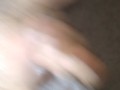 Lots of cum after jerking my big dick