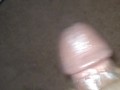 Lots of cum after jerking my big dick