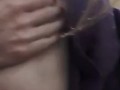 Perky Small Tits Self Worship in Public Bathroom