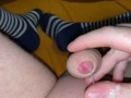 In Ringelsocken Füsse Fetisch socken sockfetish 