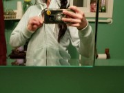 Nasty Milf Pisses In Bathroom Sink Before Bed