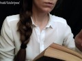 Naugty librarian seduces and jerks you off ASMR role play