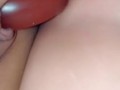 Deep double dildo play