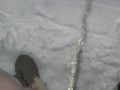 Nice Yellow Morning Pee In Snow