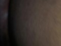 Ebony bbw creampie aftermath from bhm.