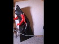 Vakuumbett mal an die Wand gestellt und stehend