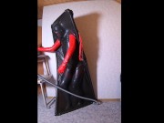 Vakuumbett mal an die Wand gestellt und stehend