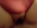 Shy BBW takes Daddys thick cock and huge load 