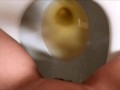 Milf pee in toilet
