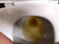 Milf pee in toilet