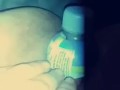 Young slut destroying her own cunt