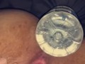 Young slut destroying her own cunt