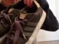 Shhhh.... Secretly Sniffing My Boyfriends Shoes While He's In The Washroom