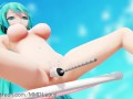 MMD R18ミクがマジックハンドで露出オナニー3D Hentai