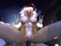 Christmas Night - The Northern Lights ( Furry / Yiff )