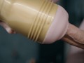 Big veiny white cock fucking fleshlight. Lots of cum!!! 4K