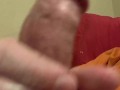 Young solo male pornstar cums on himself thinking about his sex sluts body