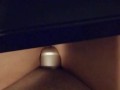 Cumming at my desk