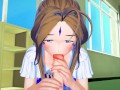 Oh My Goddess Belldandy 3D Hentai POV