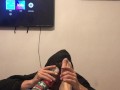 Can I massage your beautiful feet -foot fetish -sock fetish femdom