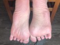 STUDENT GIRL SHOW FOOT IN GRAY SOCKS SMELL SOCKS AND WORSHIP FETISH