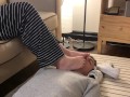 Girlfriend makes me smell her feet after shopping in her smelly shoes