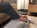 Girlfriend makes me smell her feet after shopping in her smelly shoes
