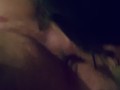 Wife Sucks Dick, Balls and Taint in Shower