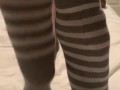 Ebony girl feet ignore pov 
