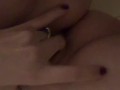 Dirty girl play in strangers shower!!