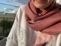 Auf Mallorca public auf dem Hotelbalkon zum Orgasmus gefingert!