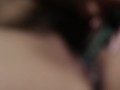 Solo masturbation with dildo from asian girl